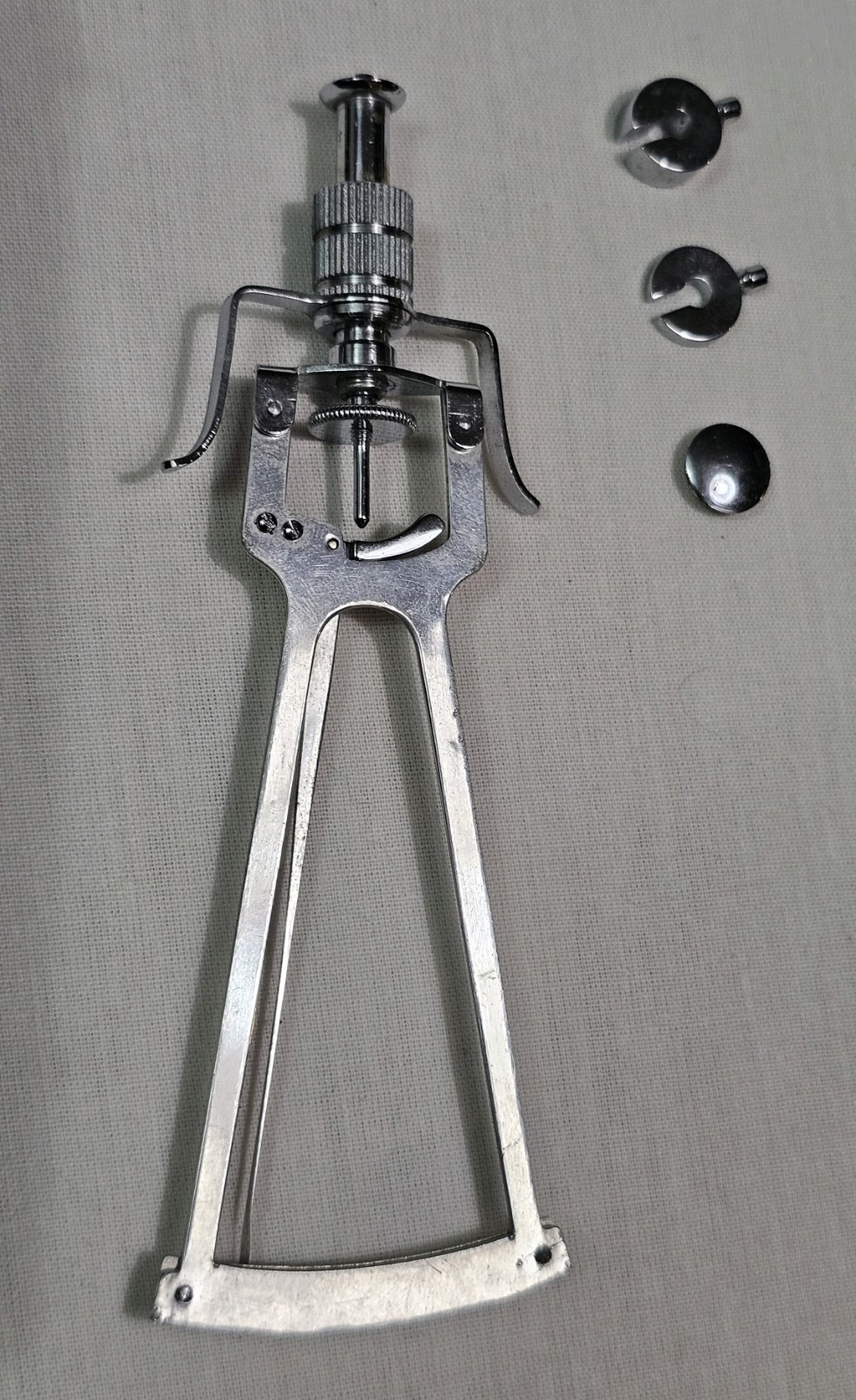 Vintage Mid-Century Schioetz Tonometer Medical Ophthalmology Tool Germany