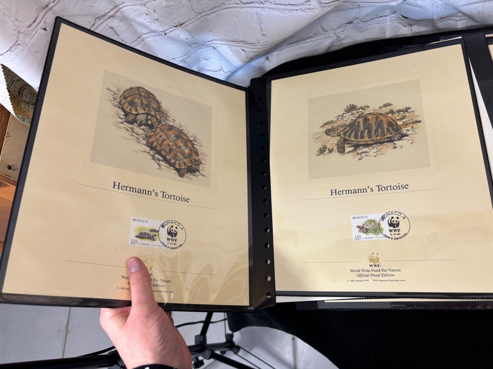 WWF various Official Proof Edition sheets lot