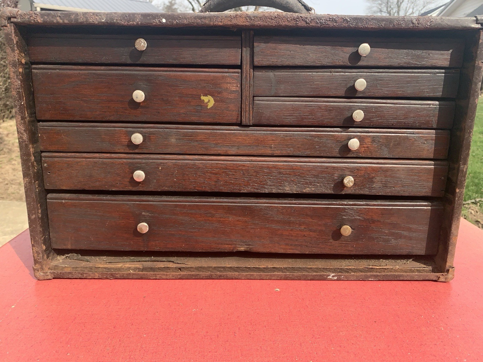 Survivor Metal Clad/Wood Machinist Toolbox Possibly SIPCO MFG ? Needs TLC