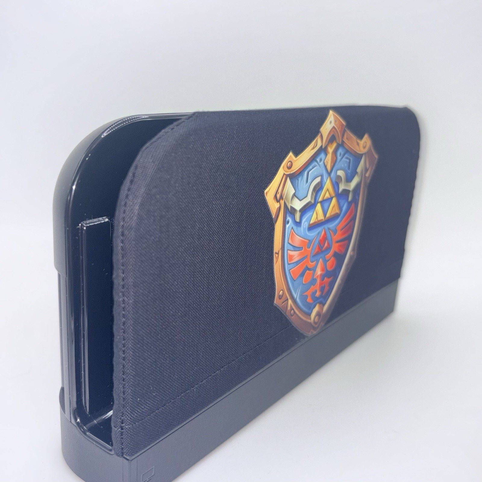 Nintendo Switch 2 Dock Cover Zelda Hylian Shield Protector Sleeve See Flaw!!
