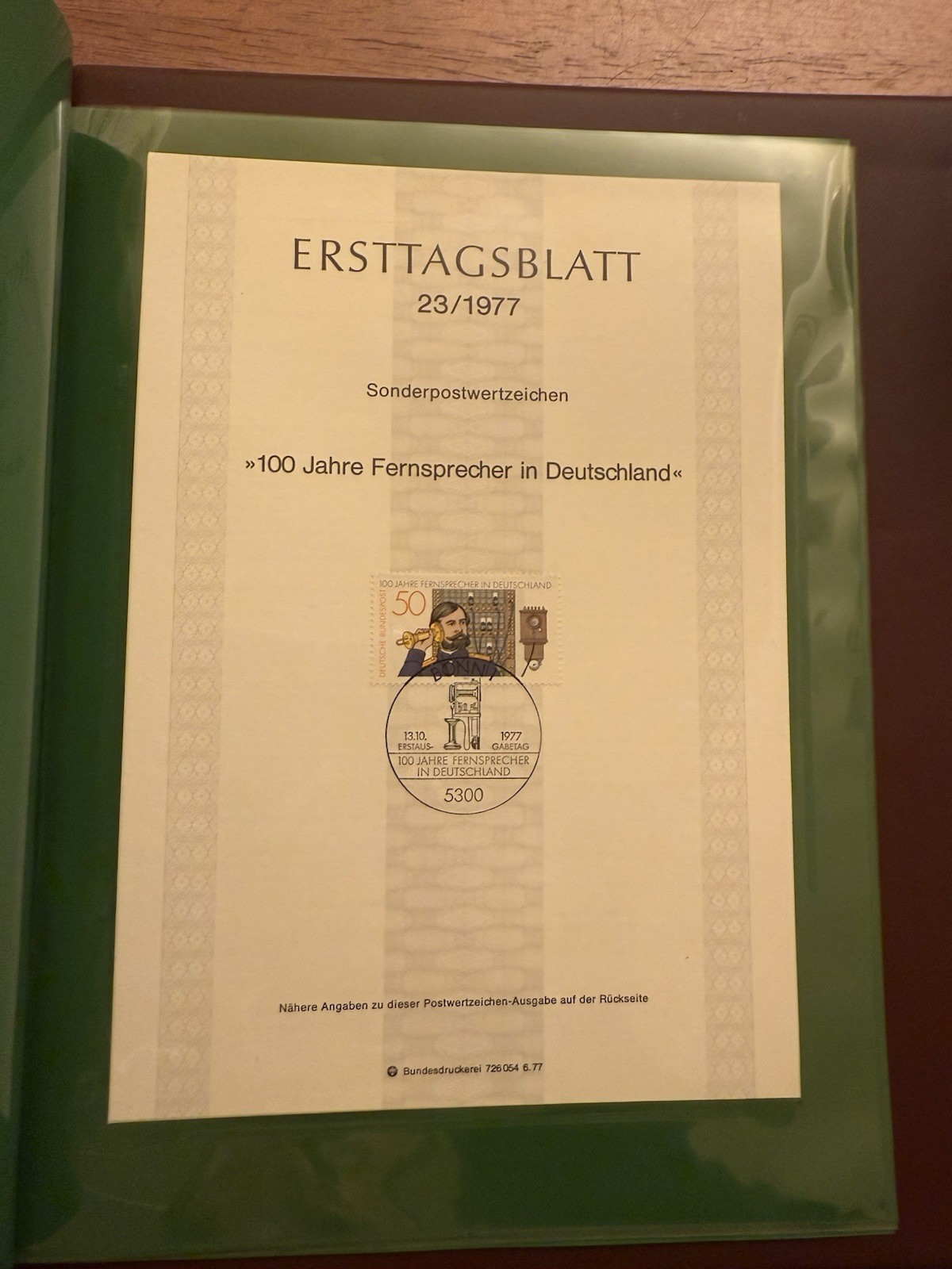 Lot Of 76 German ERSTTAGSBLATT Sonderpostwertzeichen Stamp Sheets 1974-1977 RARE