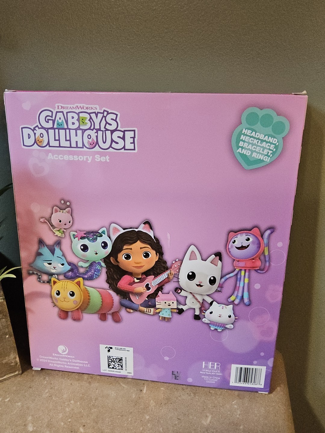 Gabby's Dollhouse Ears Headband for Girls & Kids Jewelry Dress Up Set Dreamworks