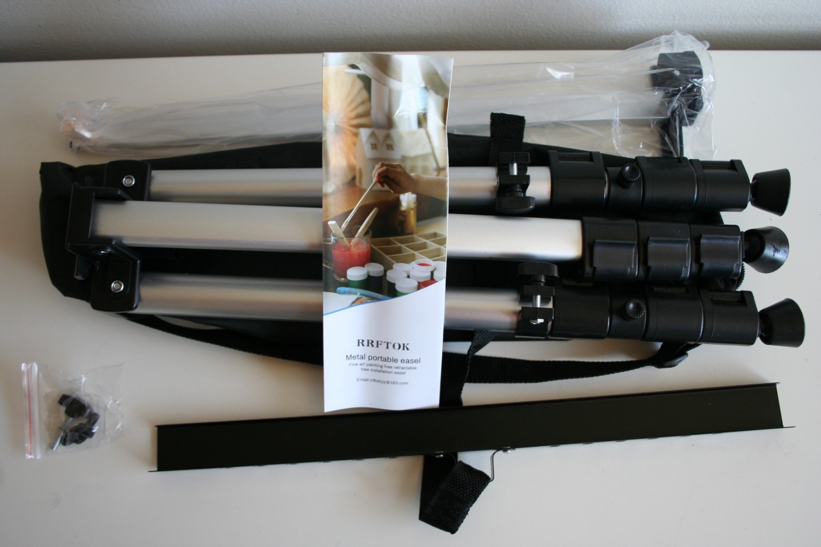 RRFTOK Artist Easel Stand Tripod Adjustable 66" Aluminum Paint Display