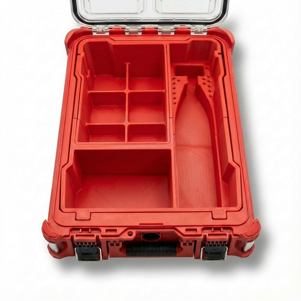 M12 Brushless Rotary Tool Packout Insert for Milwaukee Packout (Insert Only)