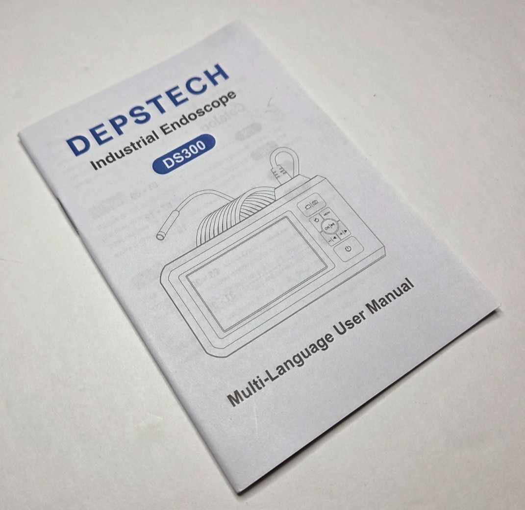 DS300 Depstech 4.3 Inch LCD Screen Professional Industrial Endoscope 1080p HD