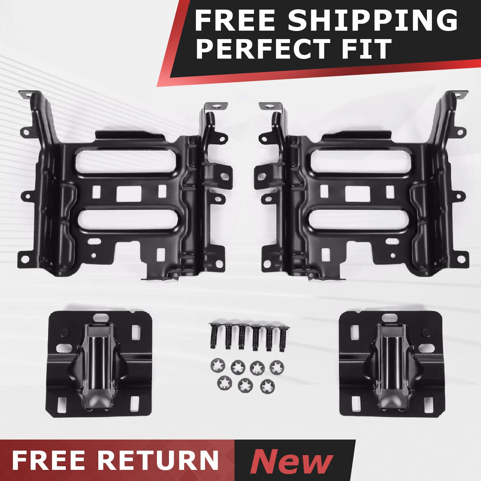 Front Bumper Bracket Left & Right For 2013-2018 Ram 1500 #68232485AA