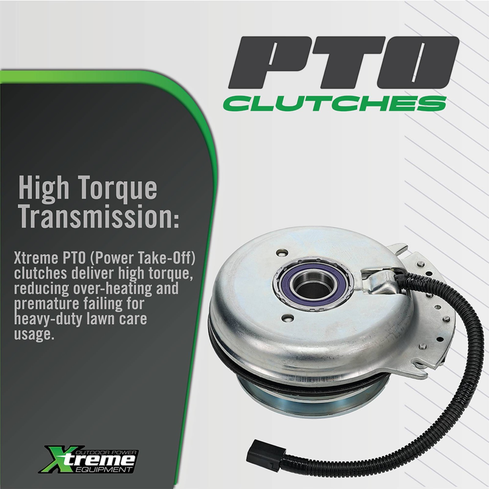 PTO Clutch For Grasshopper 388762 - HIGH TORQUE & Upgraded Bearings- 1.000" I.D.