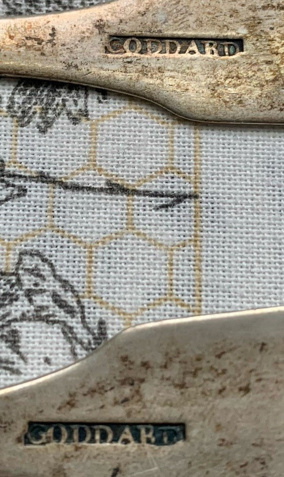 Antique Coin Silver Spoons Set Lot of 10 Palmer & Bachelders, Myers, Goddard…