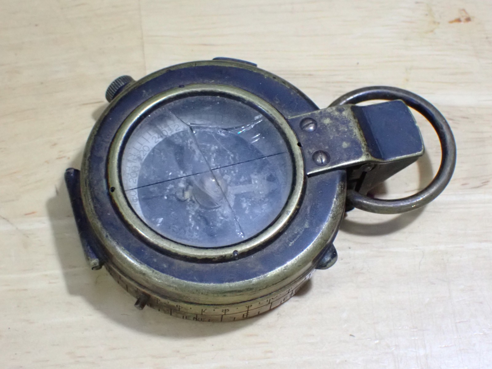1918 CE No. 32528 Brass Compass for parts