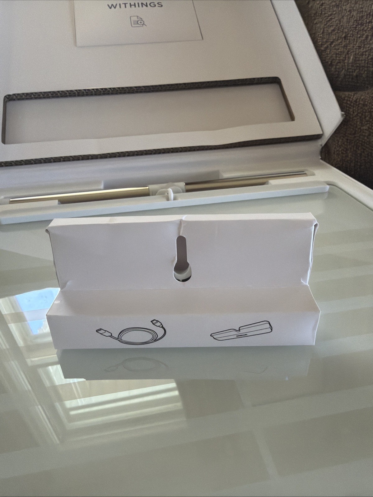 White WITHINGS Body Scan - Connected WiFi Scale New OPEN BOX