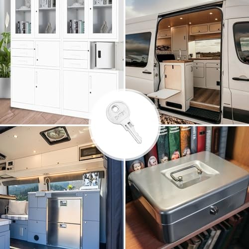 6 Pcs CH751 Key, Universal CH751 Replacement Keys, RV Keys for RV Campers