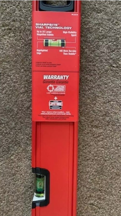 Milwaukee MLBX78 78" REDSTICK Box Level