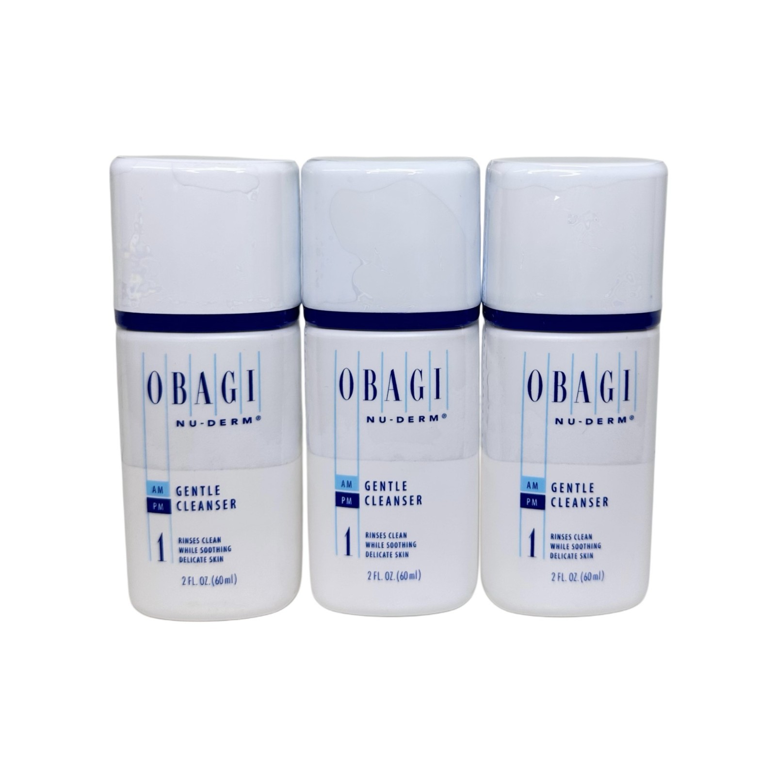 OBAGI NU-DERM GENTLE CLEANSER  2 oz - LOT of 3 - SALE SALE SALE !
