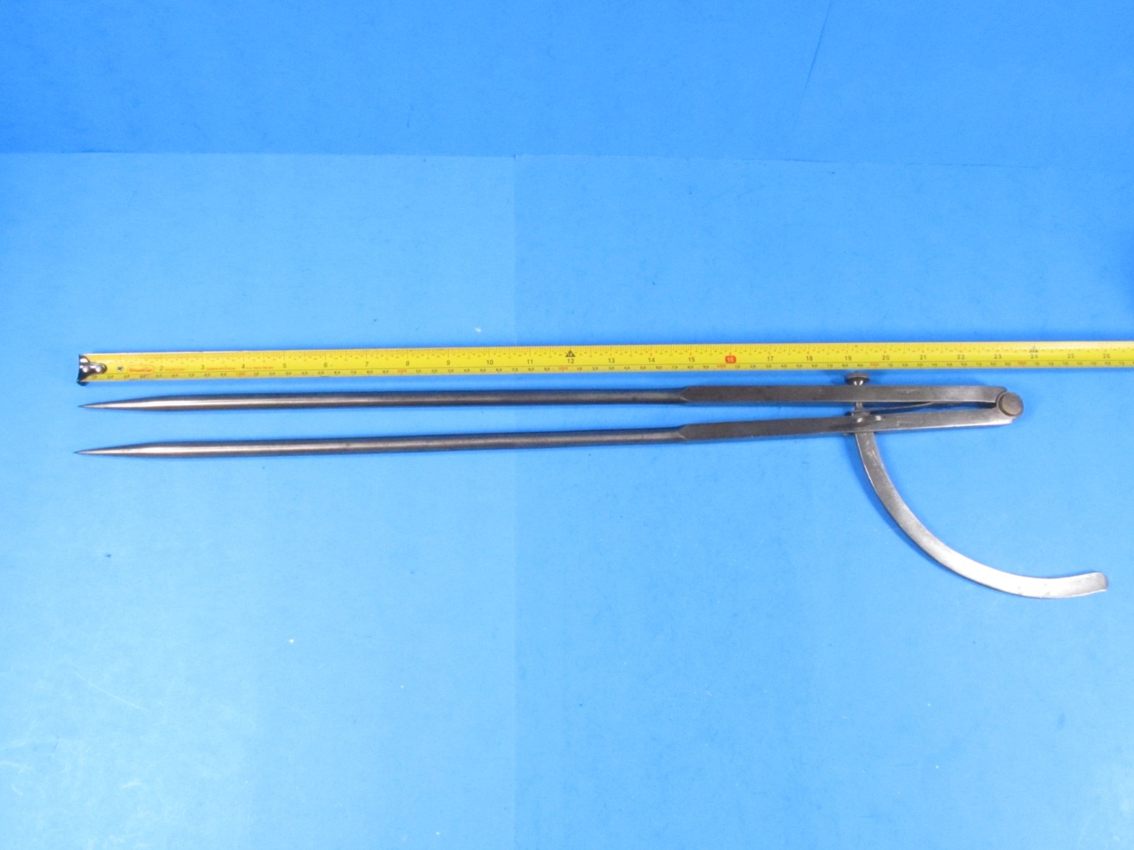 nice extra long 24" Wm Johnson Newark NJ dividers tool