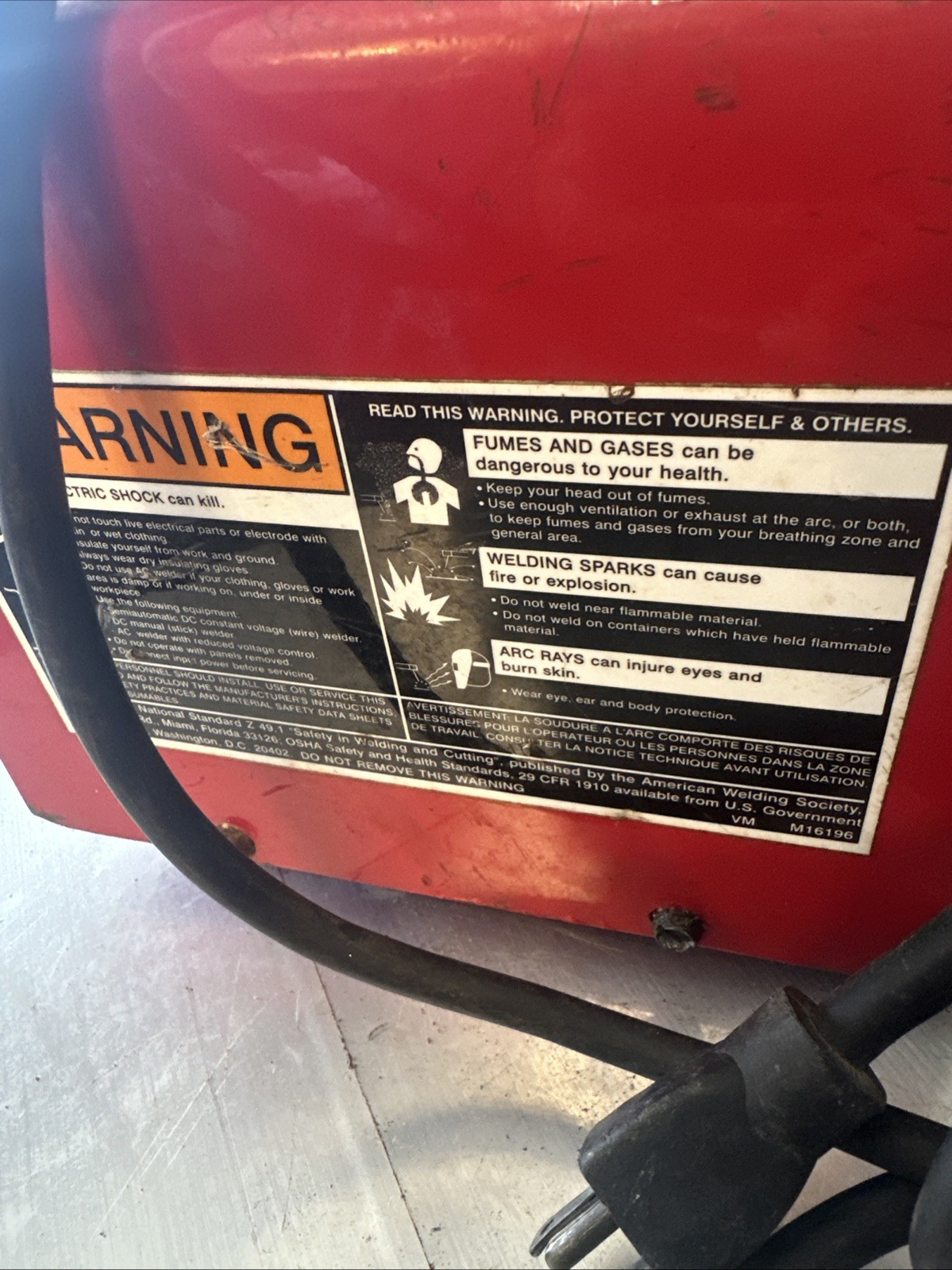 Lincoln Electric Hobby Weld Ac Arc Welder Used Works Great