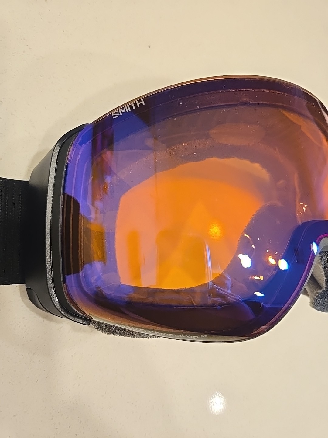 New Smith 4D Mag Gold Bar Goggle Chromapop Storm Rose Flash Lens Yellow