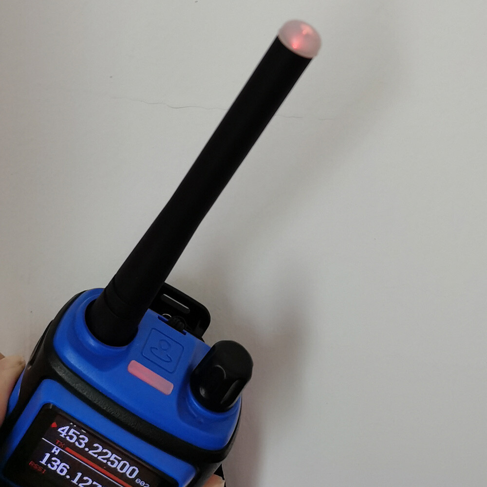 SMA Female LED UHF 400-470MHz Antenna For Baofeng Puxing Kenwood Two Way Radio