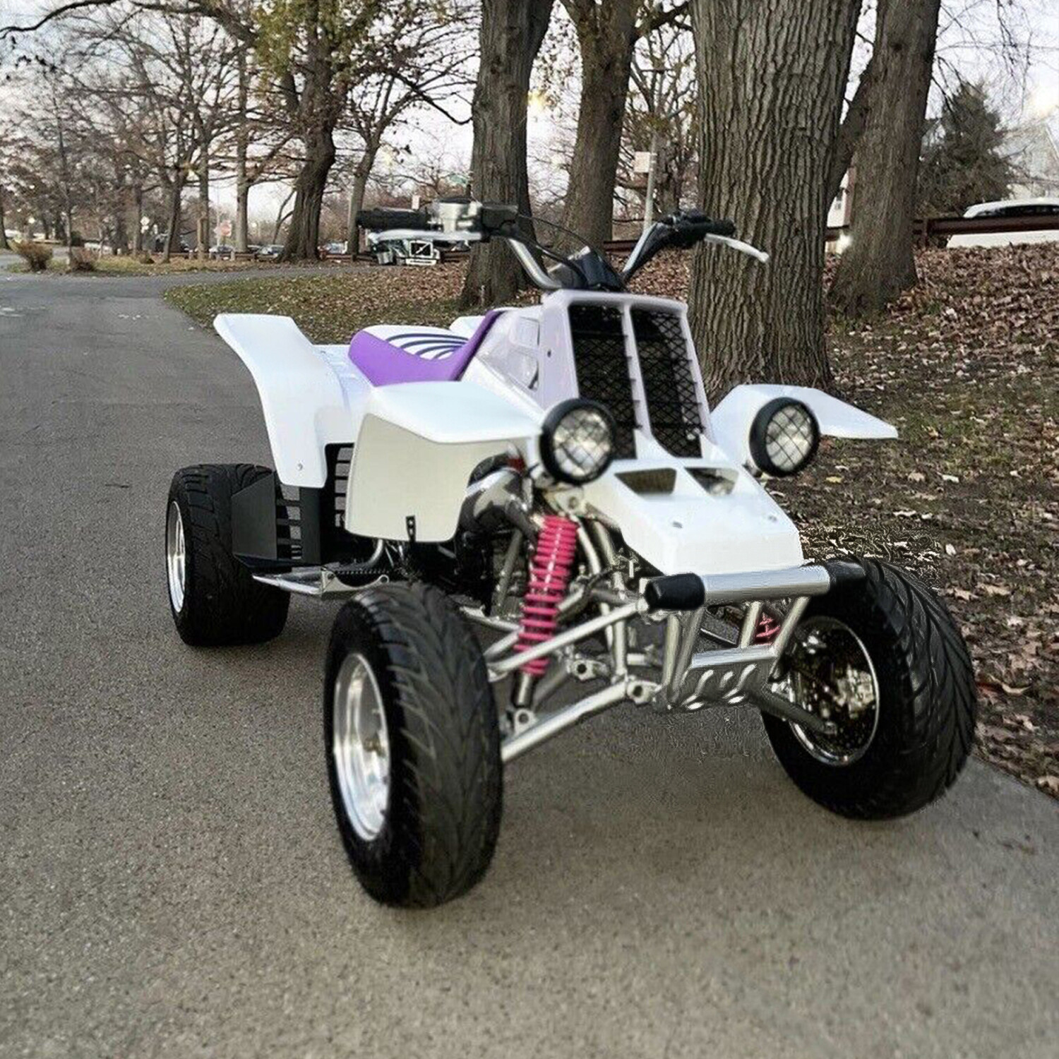 New Front Bumper Silver For 1987-2006 For Yamaha Banshee 350 YFZ350