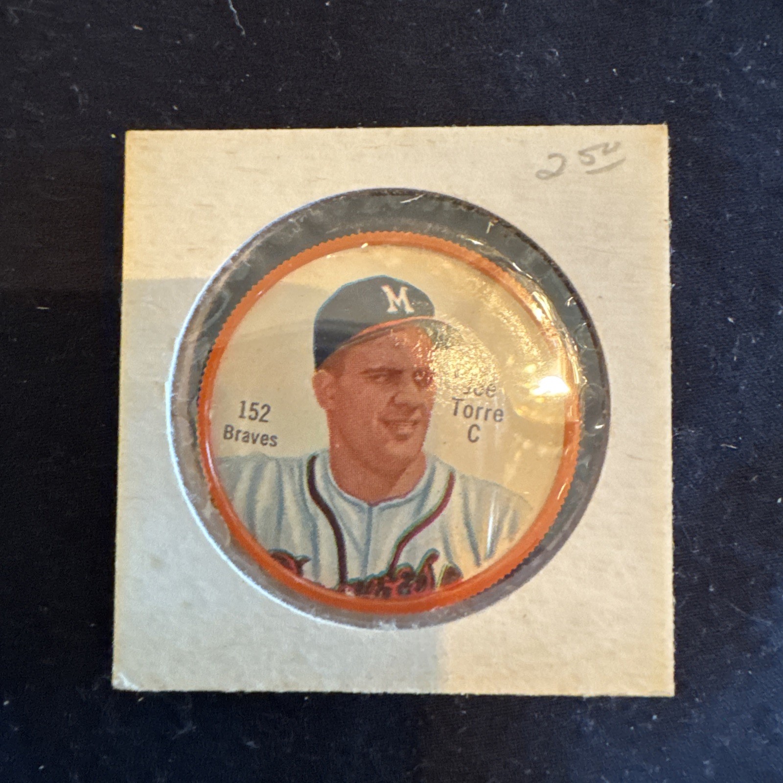 10 Salada/Tea Junket 1962 Baseball Coins Joe Torre Ed Mathews 1960’s era sticker