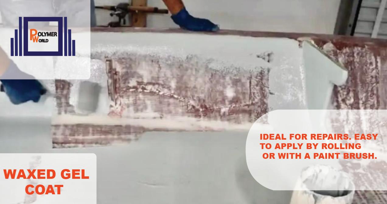 Polymer World White Gelcoat with Wax 1 Gallon, Boats, Cars, RV, Fiberglass ,Tubs