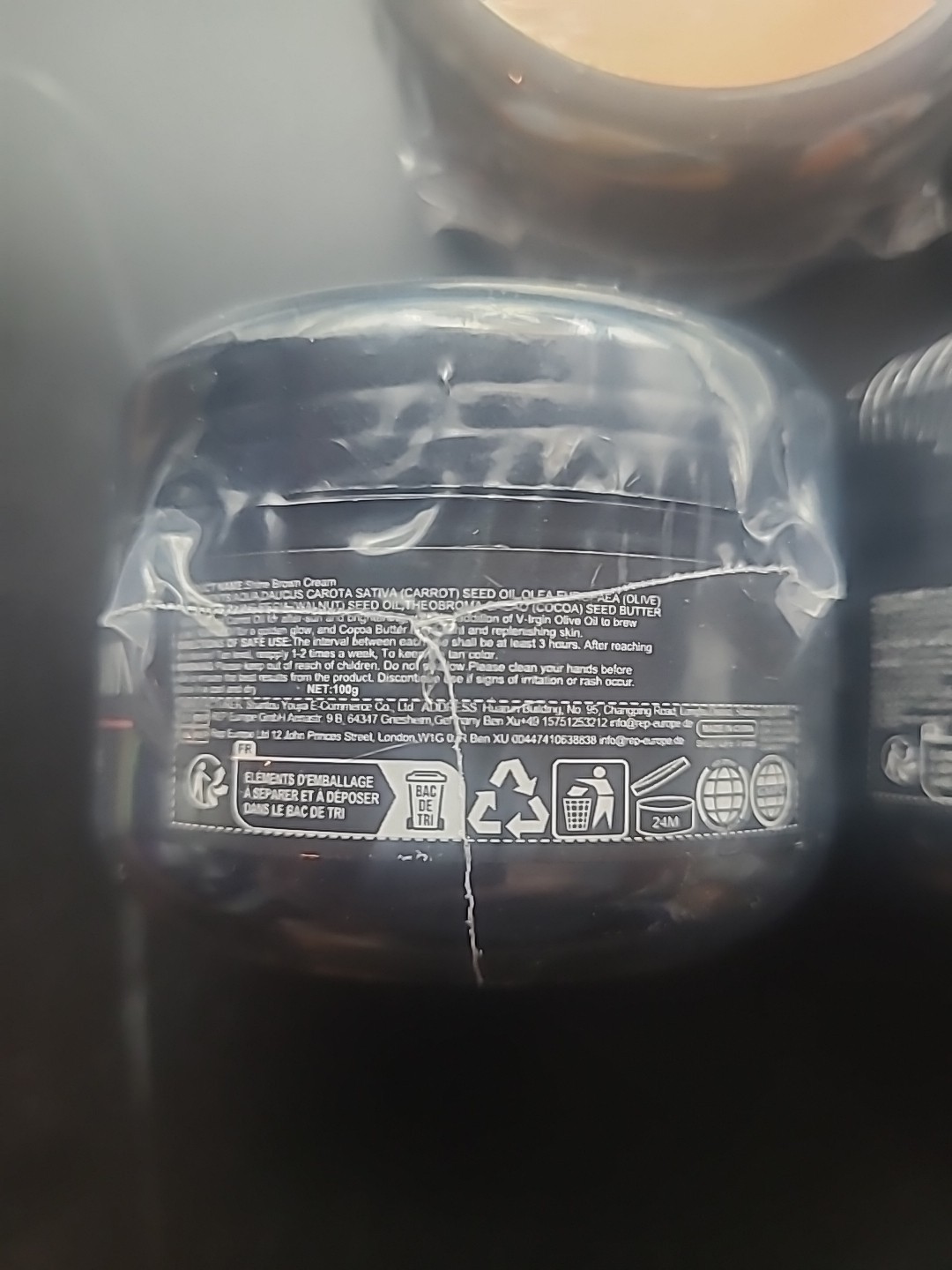 4 X Haute Beauty Shine Brown Original Tan Up Faster Tanning 4 Jars Exp 2027