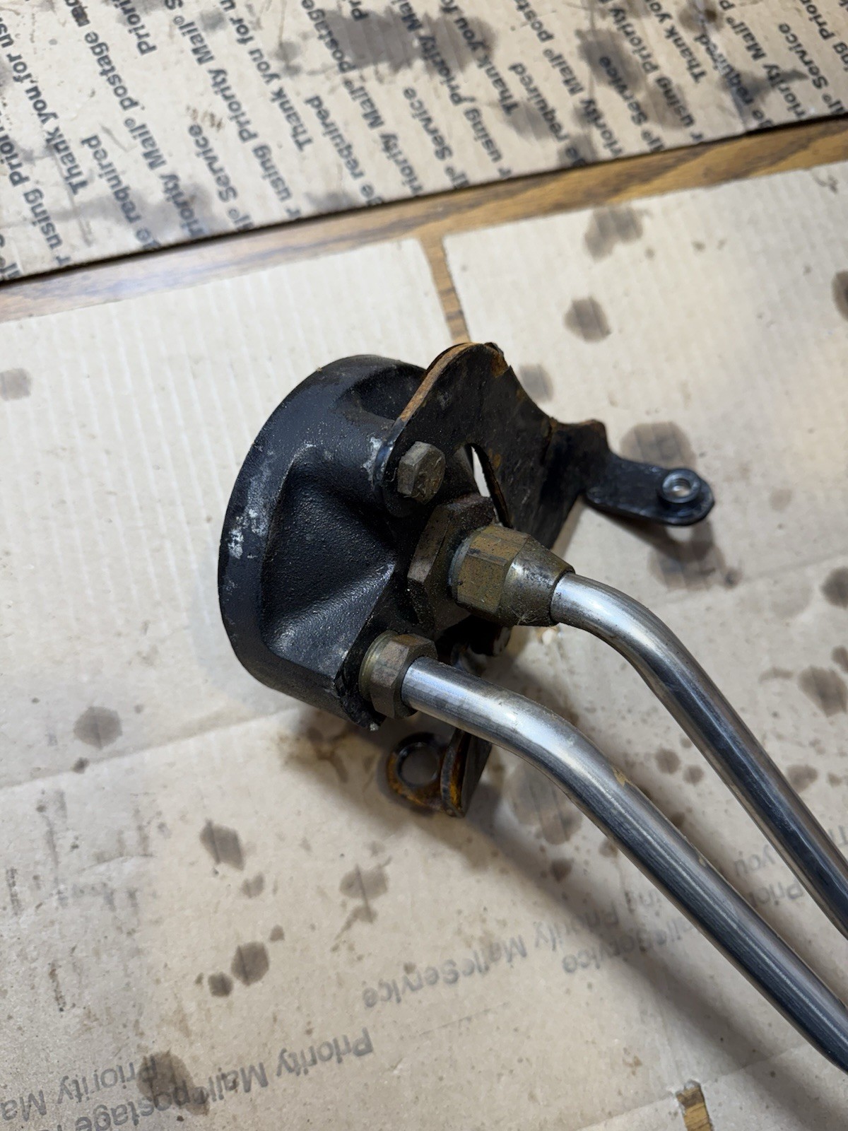 Mercruiser V6 4.3 engine oil filter remote system