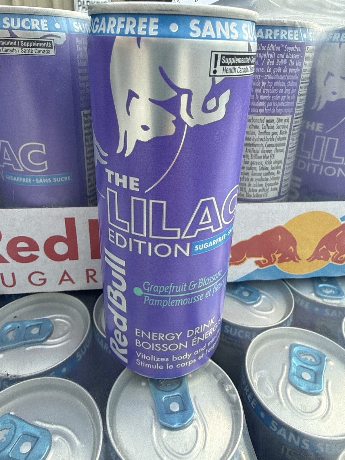 Red Bull Lilac Edition Sugar Free Grapefruit & Blossom 24 Pack 8.4 fl oz IN US!