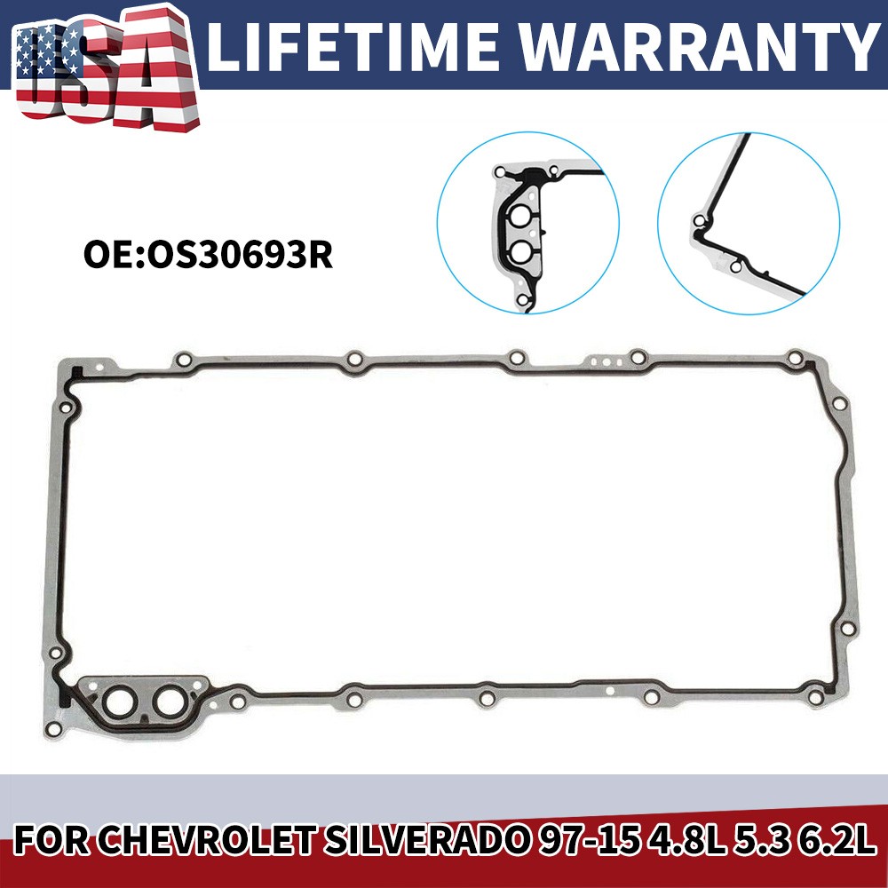 For Fel-Pro OS30693R Engine Oil Pan Gasket Kit For Chevrolet GMC 5.3L 6.0L 6.2L