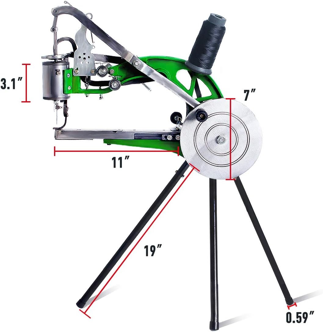 Manual Leather Sewing Machine Hand Shoe Cobbler Stitching Repair Mending Machine