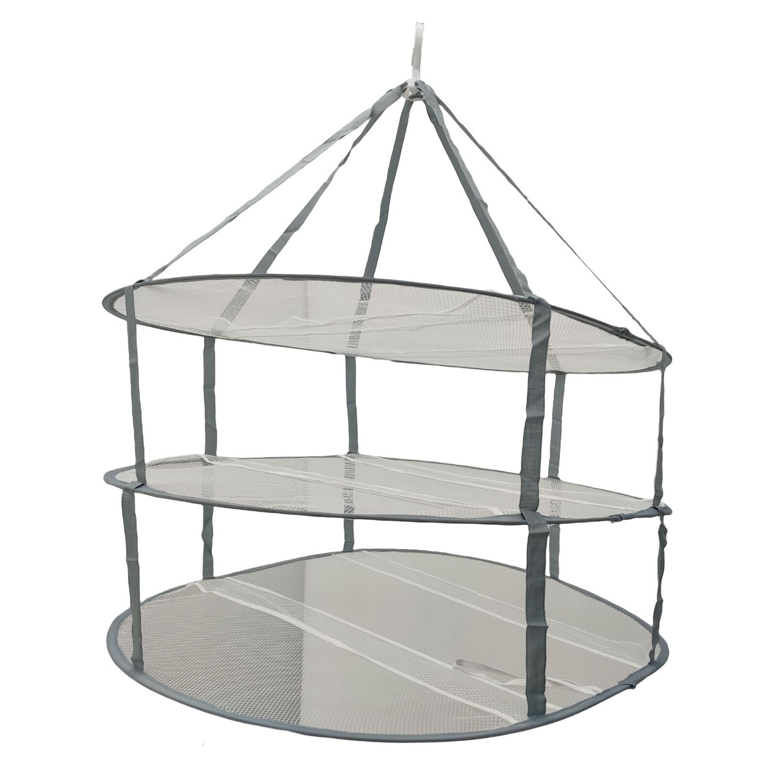 3-Tier Folded Mesh Clothes Hanging Dryer Sweater Drying Rack Dryer Sweater Dryin