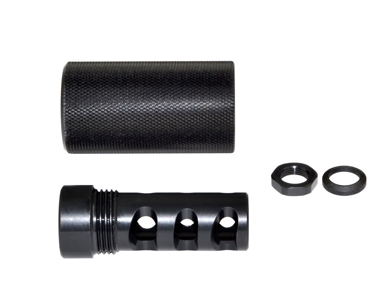 Presma CNC Sound Louder Muzzle Brake fits .308/7.62 5/8"x24 with Washer & Nut