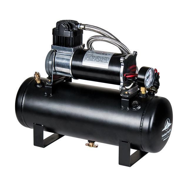 United Pacific Heavy Duty 12V 140 PSI Air Compressor & Tank Kit 46154