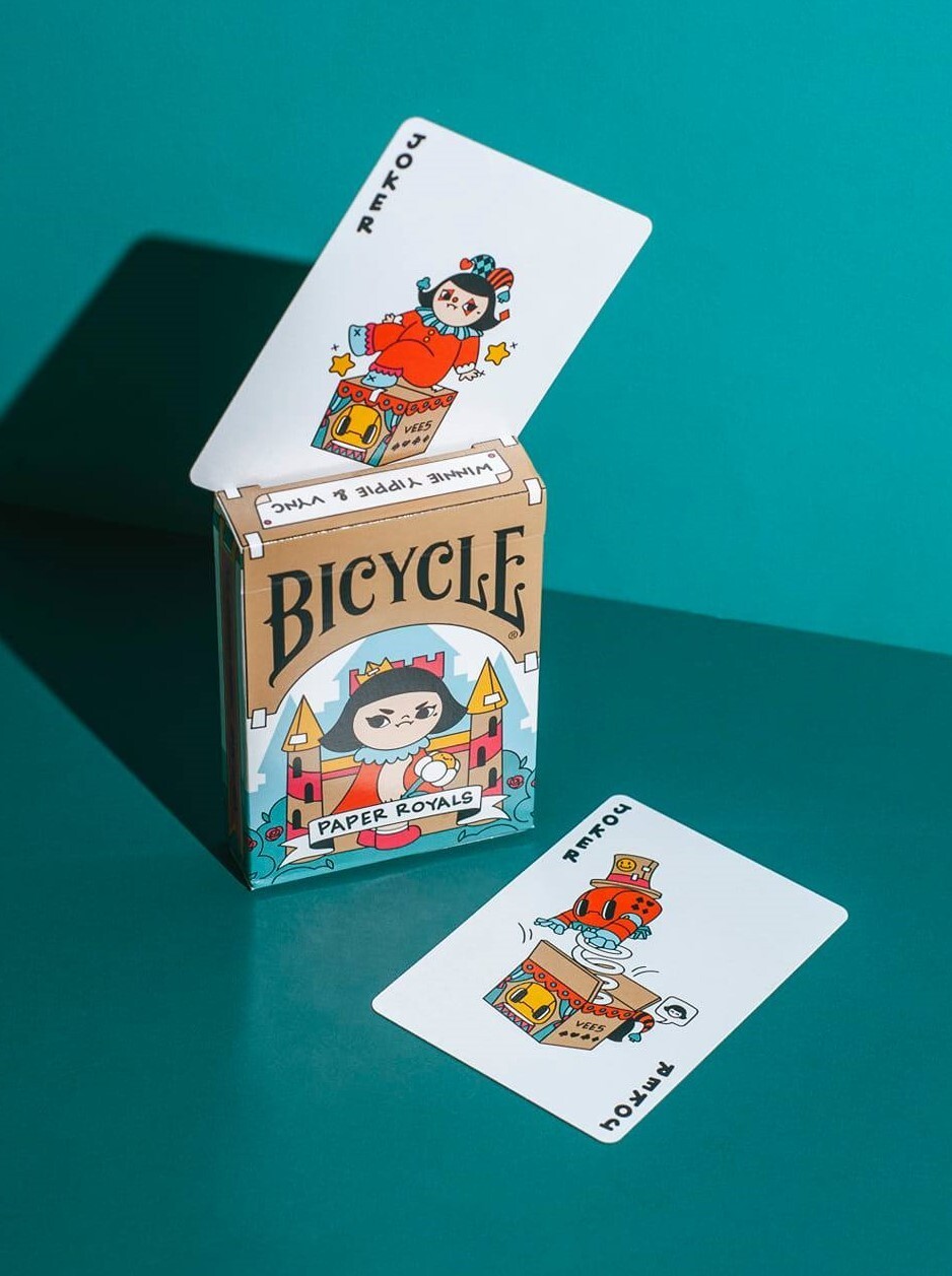 1 DECK Bicycle Paper Royals playing cards USA SELLER!