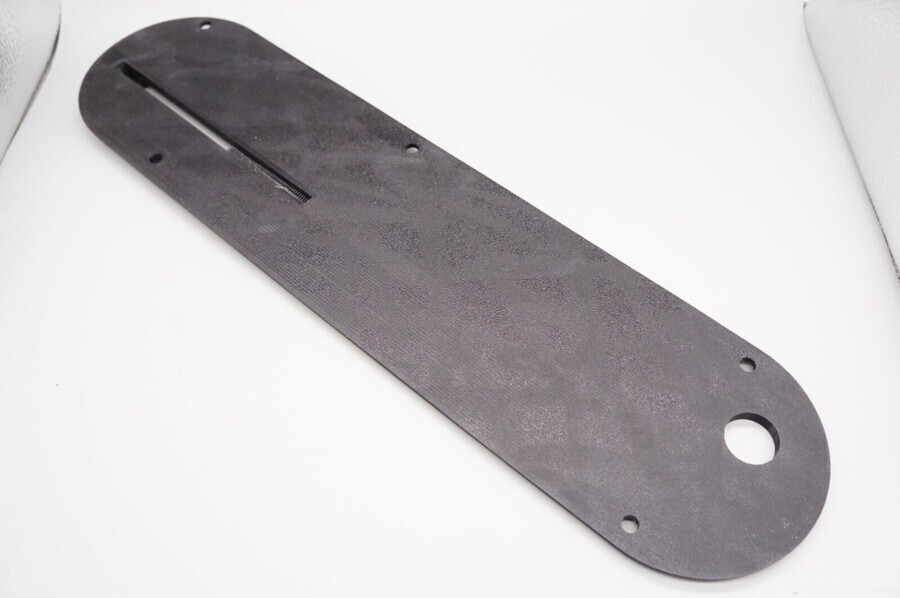 Single Piece Zero Clearance Throat Plate Dado Insert for Ridgid R4512 Table Saw