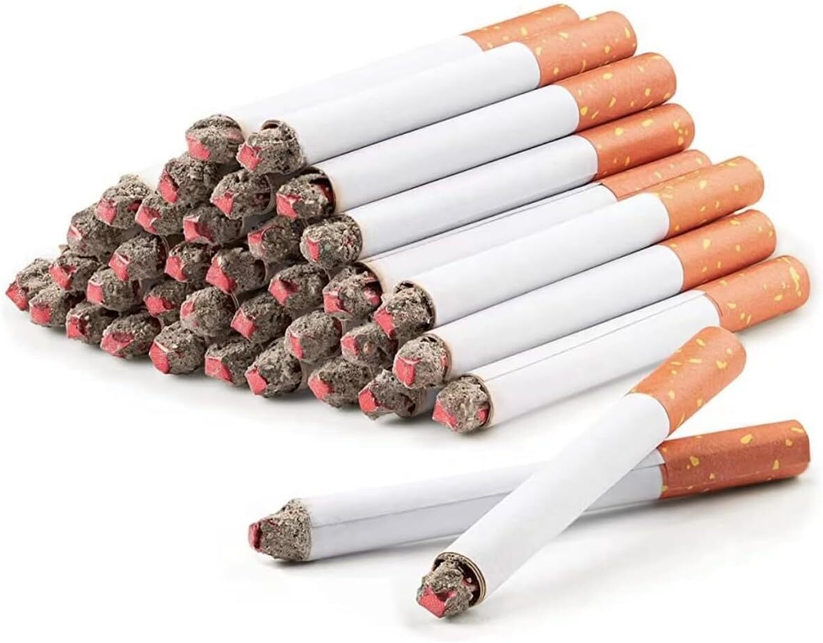 Fake Cigarettes,3.25 Inch Fake Puff Cigarettes(Pack of 6), Faux Cigs with a Real