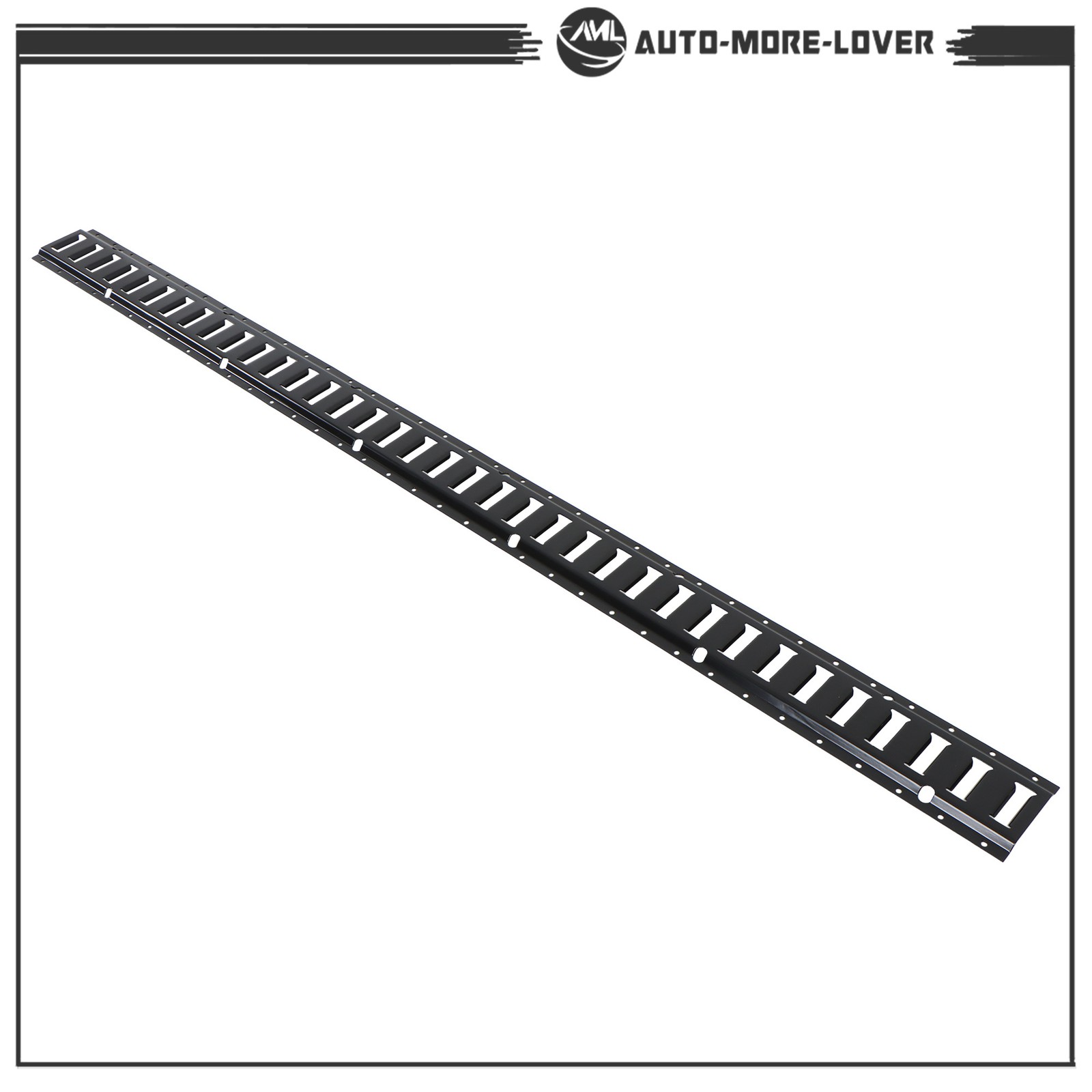 6 Feet Long E Track Tie-Down Rails BLK Finish 8 Pack For Cargo Management System
