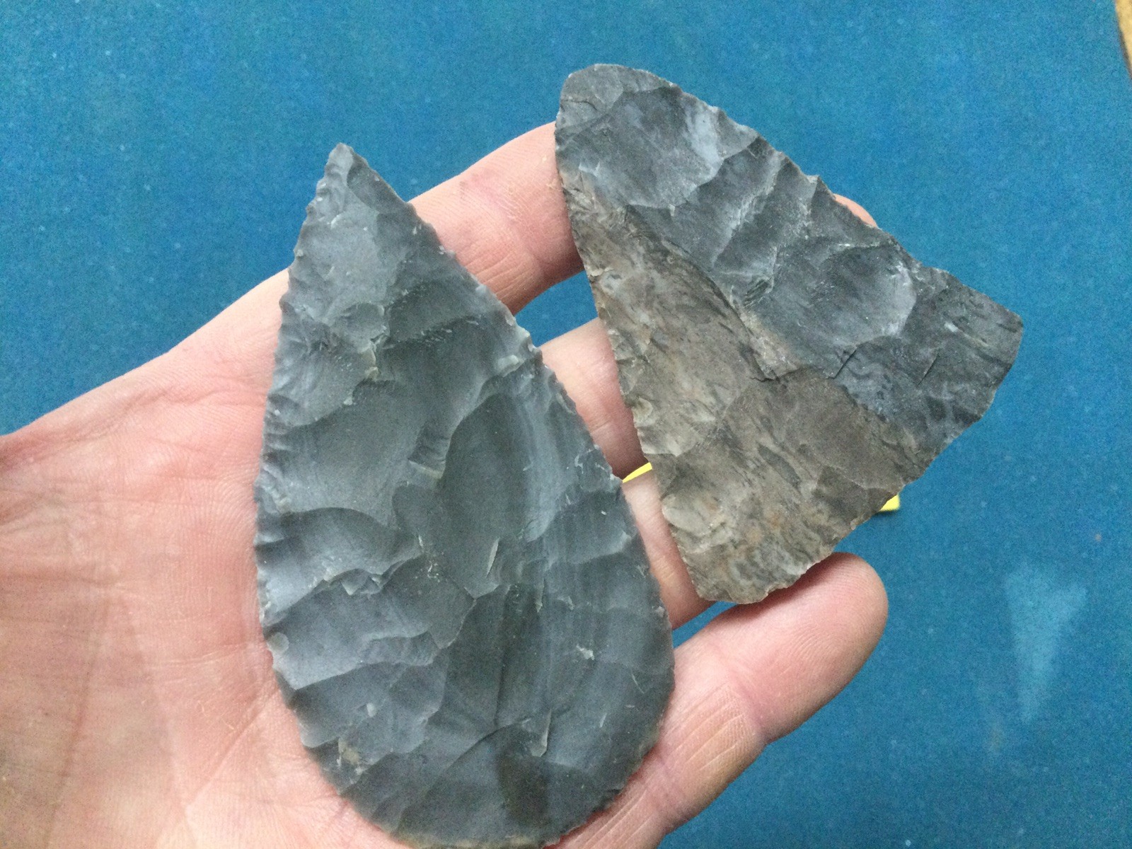 You Finish Flint Knapping High Quality Chert Thin Preform Blades.