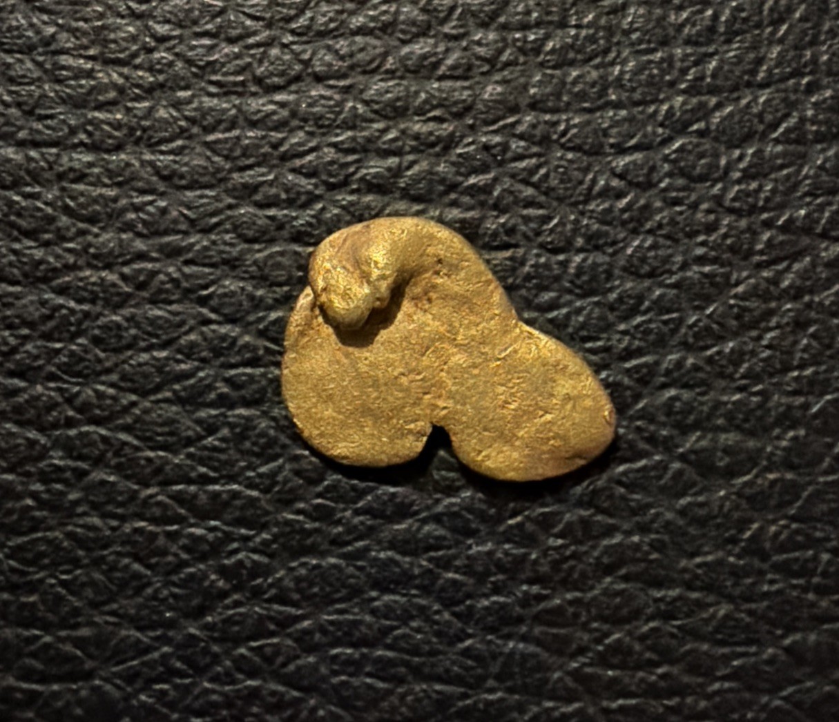 2.09 Gram Caborca Mexico Gold Nugget- AU - XRF TESTED 23k+- “BUTT CHEEKS/ Moon”