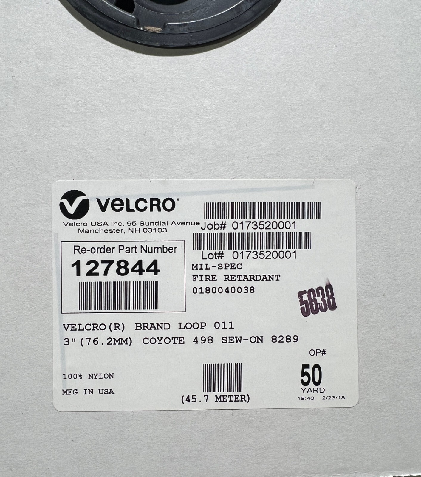 3in Velcro® Brand MIL-SPEC SEW-ON TYPE Loop Perfect For All Sewing Needs