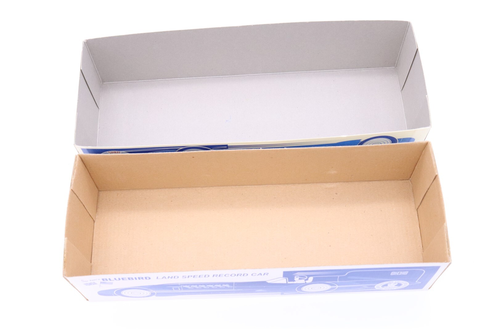 SCHYLLING COLLECTOR SERIES SIR IANS BLUEBIRD LAND SPEED RECORD TIN WIND UP CAR