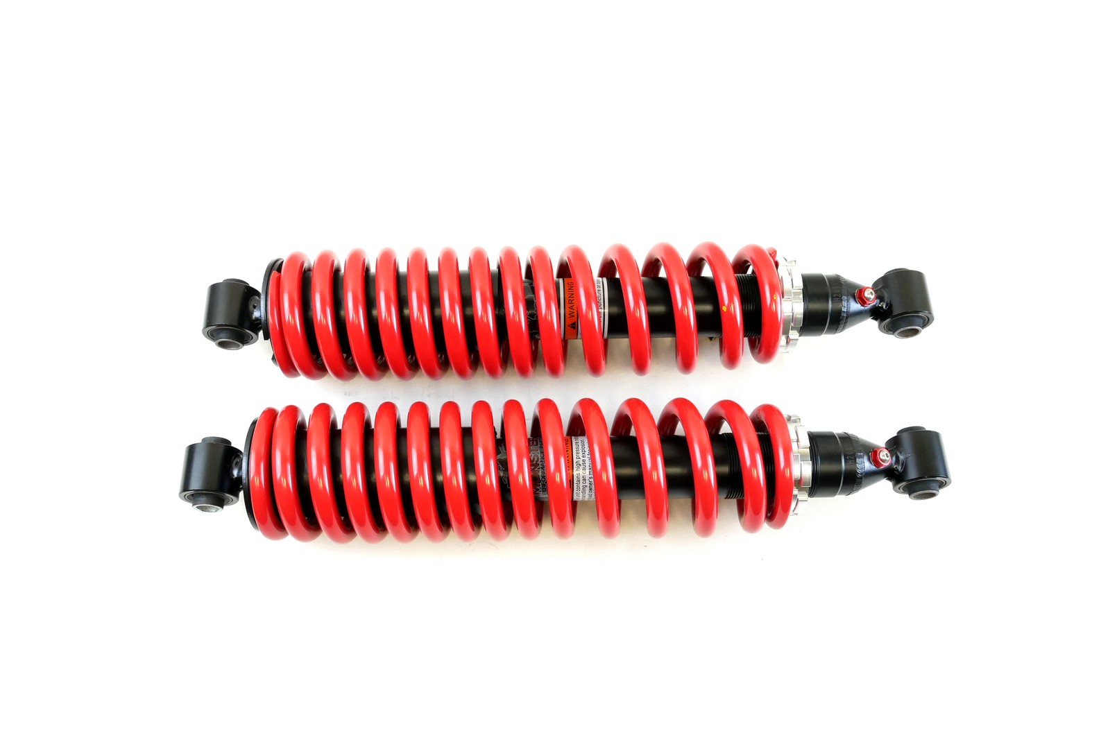 Monster Rear Shocks for Yamaha Rhino 660 2004, Red, Quality Tested, Gas-Charged