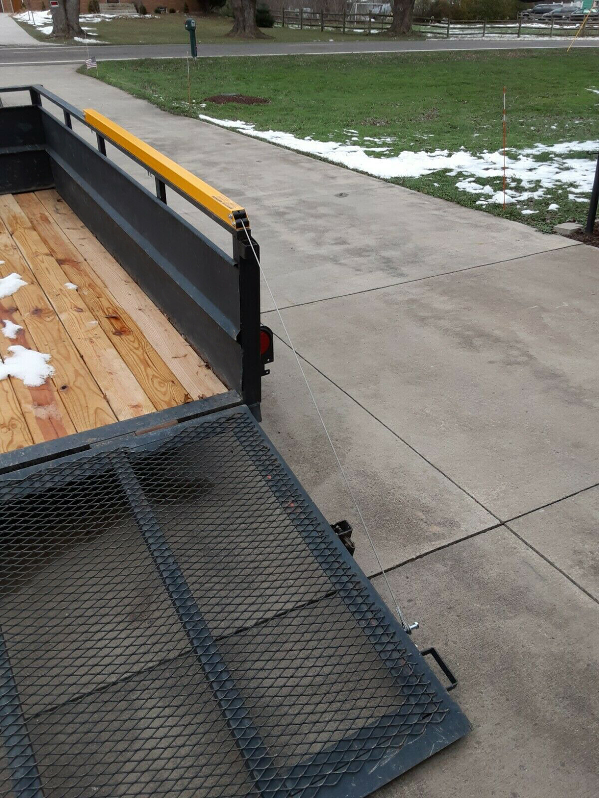 350 Pounds 2 Sided Trailer Tailgate Liftgate Ramp Lift Assist System Yellow