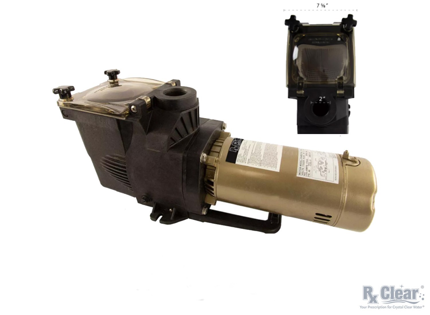 Rx Clear Ultimate Niagara In-Ground Swimming Pool Pump - 56 Frame - Choose HP