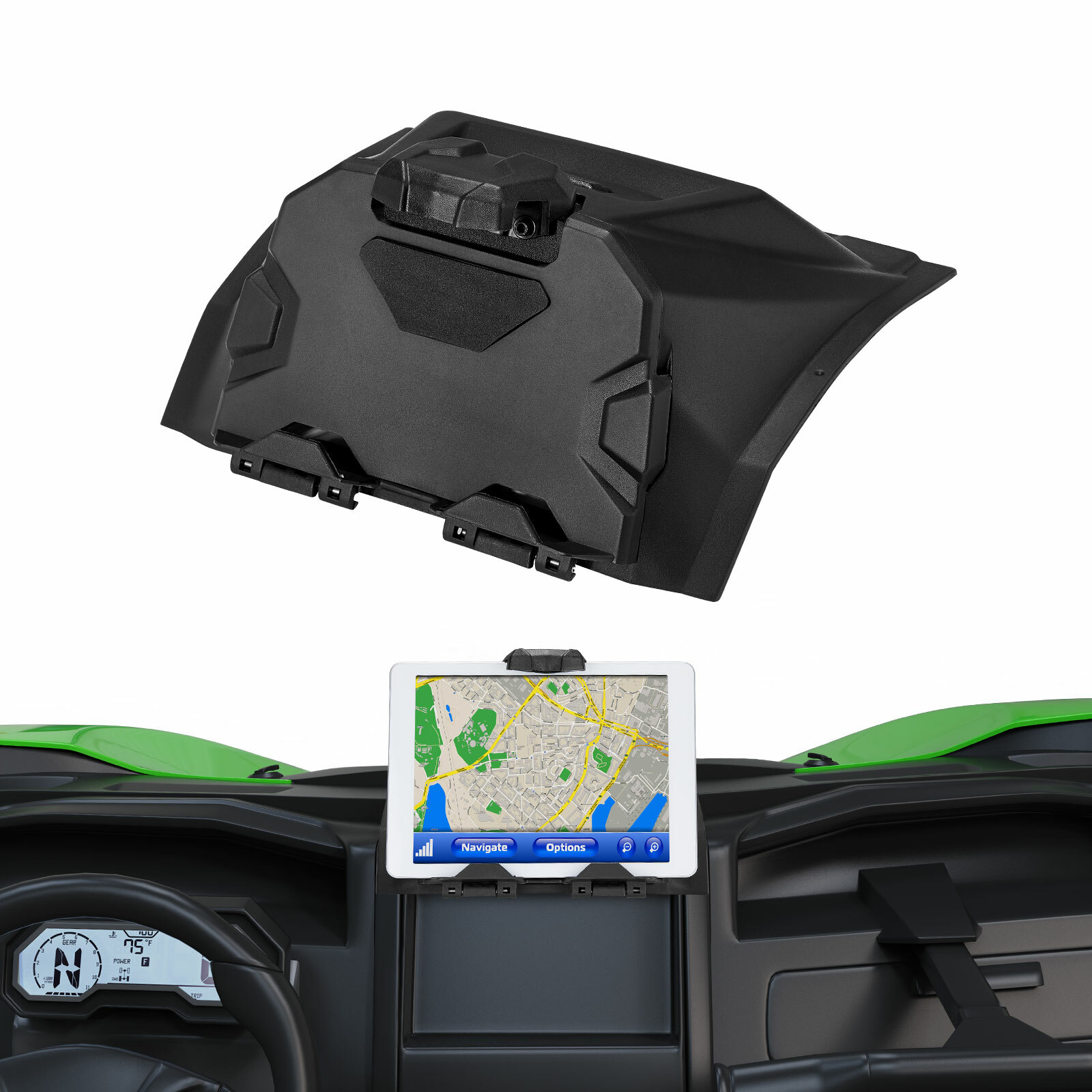 For 2020-2024 Kawasaki Teryx KRX 1000 Electronic Tablet Device Holder GPS Mount