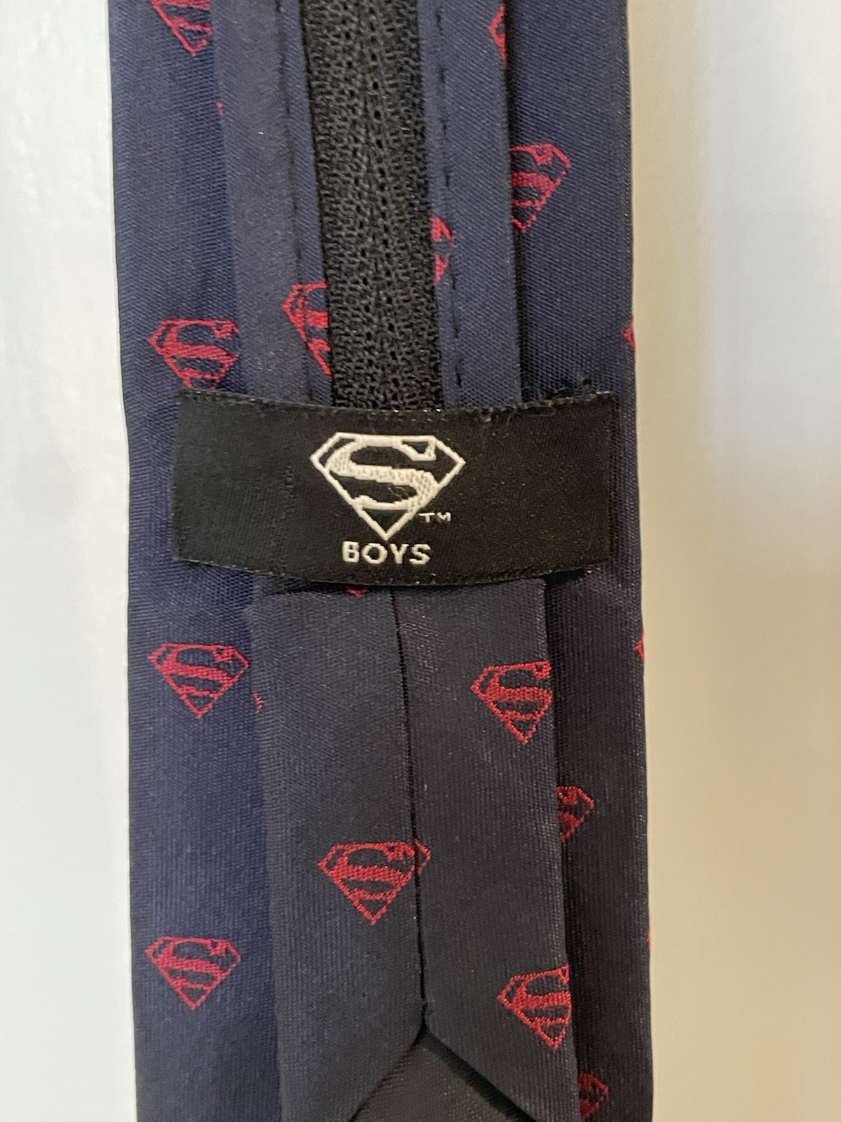 Lot (3) Boy’s 100% Silk Ties DC Batman, DC Superman, Talbots Tie Zipper Pre-tied