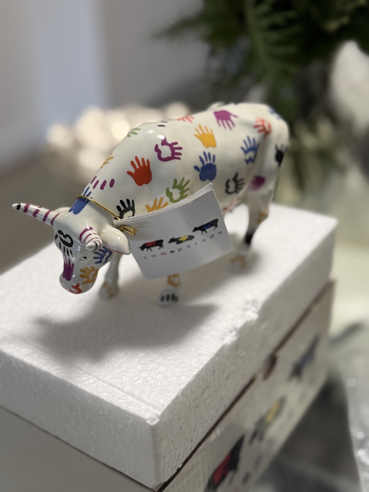 Cow Parade HANDSOME Cow figurine Collector's NEW with Tag#9153 Westland Giftware