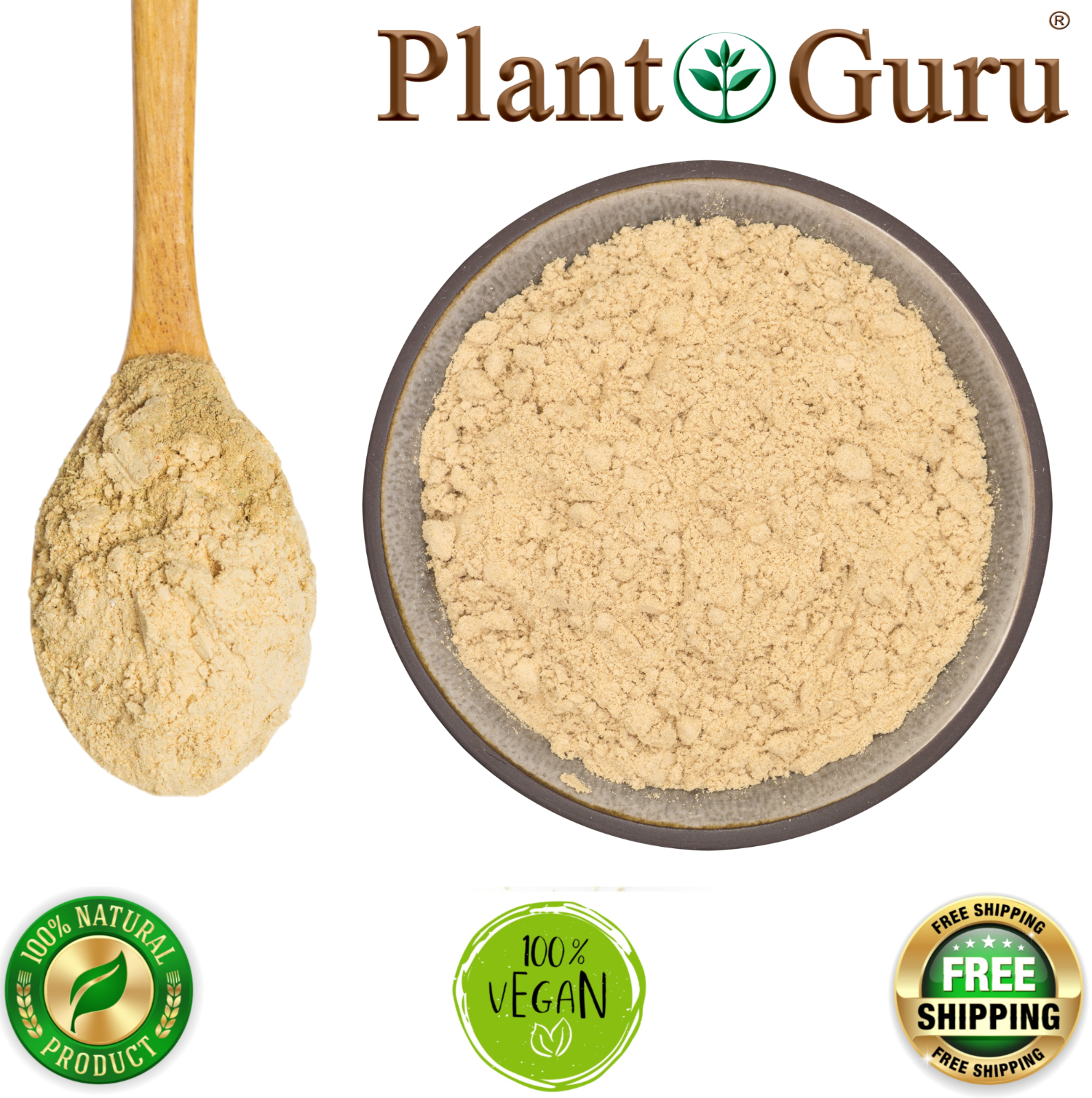 Ginger Root Powder Ground Pure Natural Jengibre Non-GMO Kosher Bulk