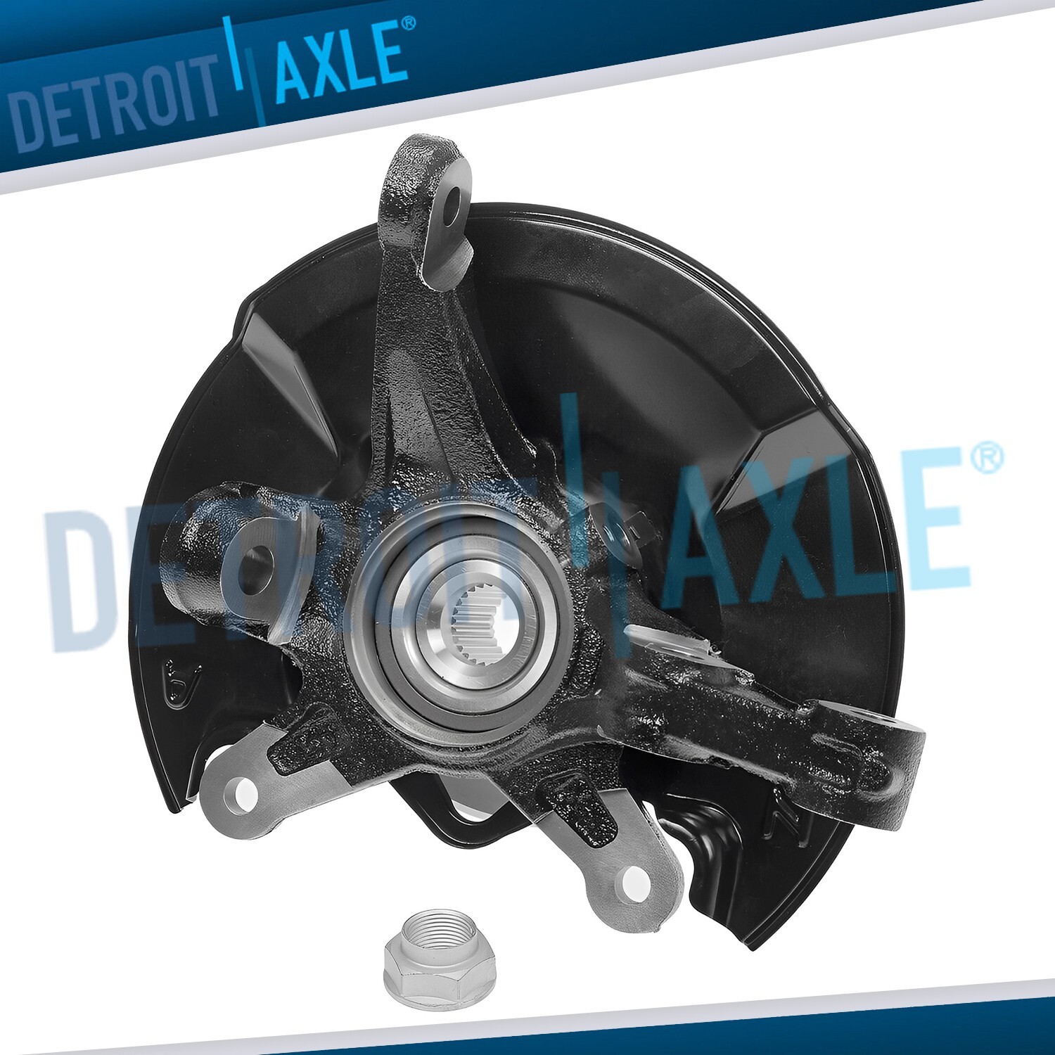 Front Left Steering Knuckle Wheel Hub Bearing for 2006 2007 - 2011 Honda Civic