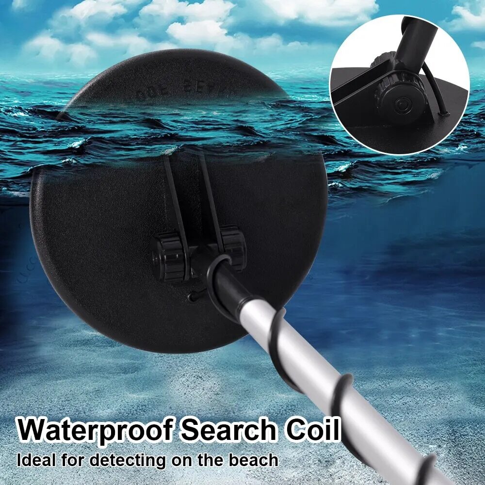 Deep Ground Metal Detector For Adults Underwater Beach Yard Waterproof Seeker US