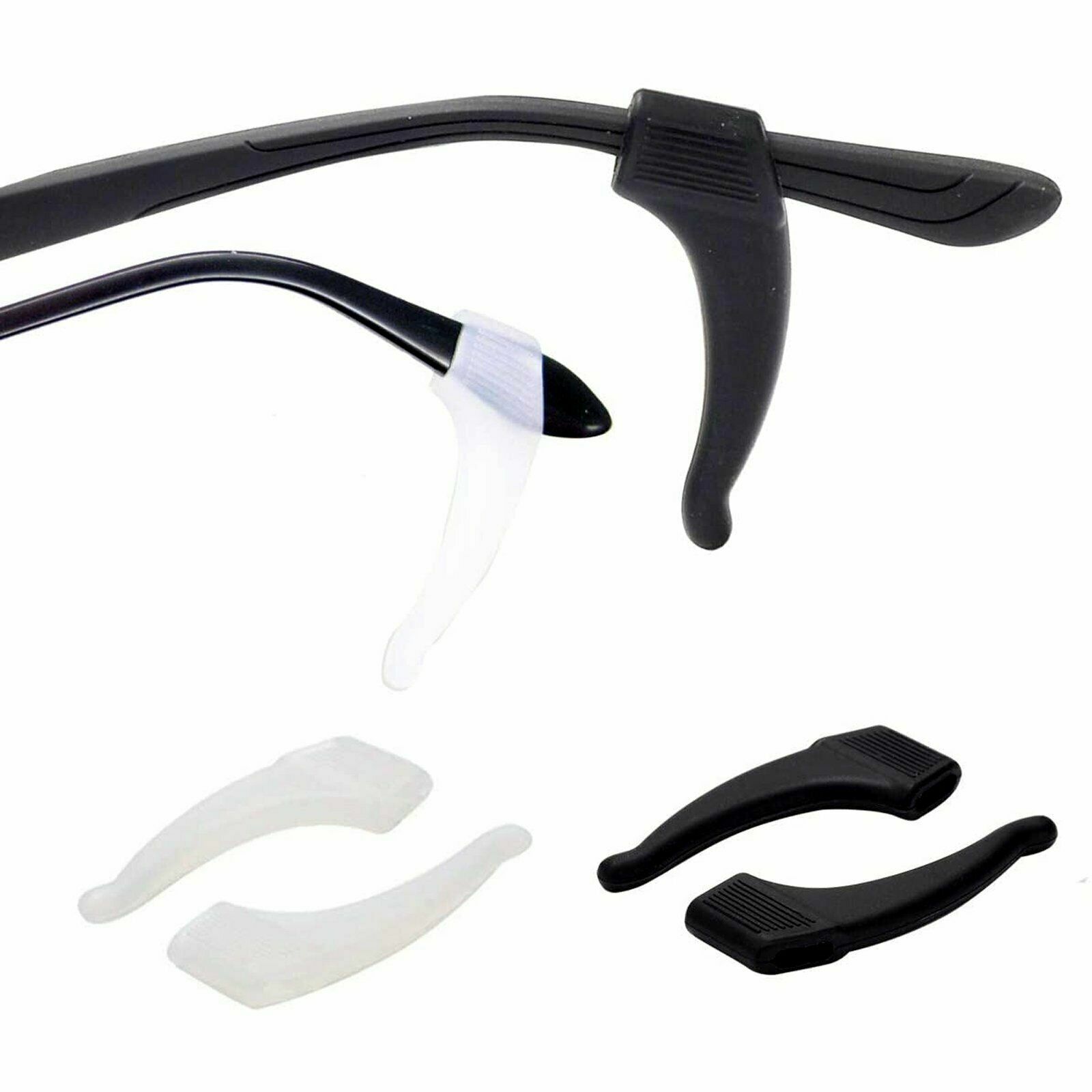 6 Pair Anti Slip Glasses Ear Hooks Tip Eyeglasses Grip Temple Holder Silicone US